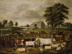 Targi wiejskie w Pensylwanii, 1824 autorstwa John Archibald Woodside