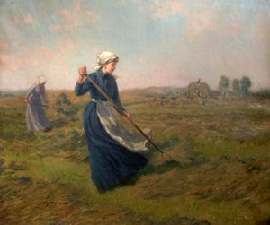 Dziewczyna sianokosy autorstwa John Arthur Black