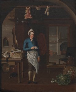 Scena kuchenna autorstwa John Atkinson