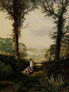 Dolina Burnsall, Wharfedale autorstwa John Atkinson Grimshaw