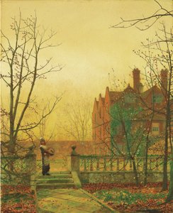 Złoto jesieni autorstwa John Atkinson Grimshaw