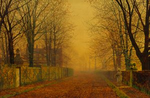 Blask wieczoru autorstwa John Atkinson Grimshaw