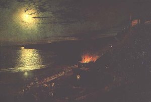 Scarborough: Sic Transit Gloria Mundi autorstwa John Atkinson Grimshaw