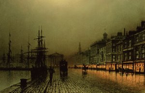 Nieznany obraz autorstwa John Atkinson Grimshaw