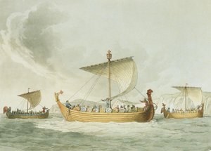 Statki Wilhelma Zdobywcy autorstwa John Augustus (after) Atkinson