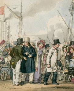 Przybycie do Margate autorstwa John Augustus Atkinson