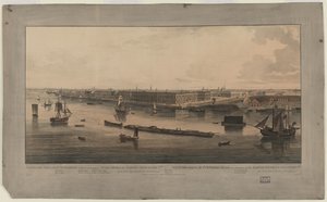 Panoramiczny widok Sankt Petersburga, w latach 1805-1807