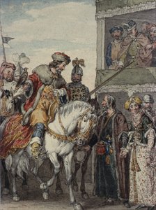 Książę Jan (1167-1216) i Izaak Żyd w Przełęczy Broni w Ashby