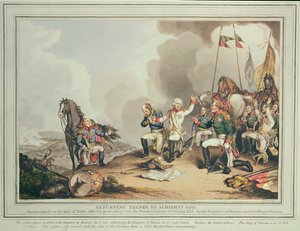 Powrót dzięki Bogu Wszechmogącemu, 1814 autorstwa John Augustus Atkinson