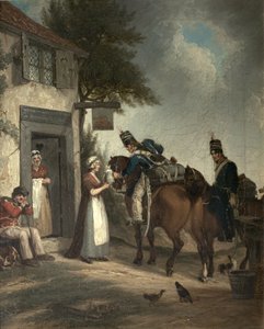 Odświeżenie żołnierzy, ok. 1805 r. autorstwa John Augustus Atkinson