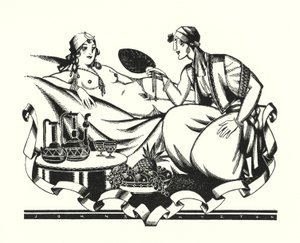 Ilustracja do Don Juana autorstwa Lorda Byrona (lito)