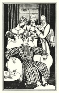 Ilustracja do Don Juana autorstwa Lorda Byrona: Nie wiem jak to było, ale zachorował (lito)