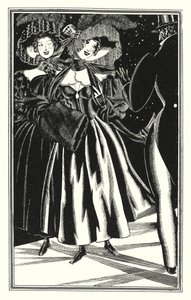 Ilustracja do Don Juana autorstwa Lorda Byrona: Piesi Pafianie, uprzejmi, ale niemoralni (lito)