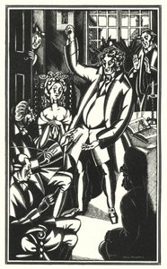Ilustracja do Tristrama Shandy autorstwa Laurence