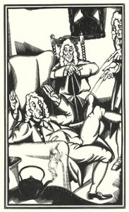 Ilustracja do Tristrama Shandy autorstwa Laurence