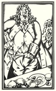 Ilustracja do Tristrama Shandy autorstwa Laurence