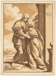 Nawiedzenie Matki Boskiej autorstwa John Baptist Jackson, after Annibale Carracci