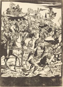 Ukrzyżowanie [płyta lewa] autorstwa John Baptist Jackson after Jacopo Tintoretto