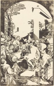 Wskrzeszenie Łazarza autorstwa John Baptist Jackson after Leandro Bassano