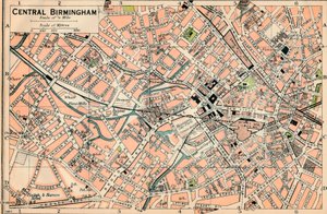 Centrum Birmingham, XX wiek autorstwa John Bartholomew