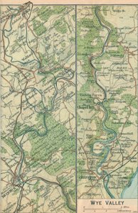 Dolina Wye, XX wiek autorstwa John Bartholomew