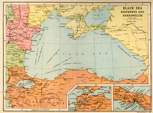 Morze Czarne: Bosfor i Dardanele, c1914, c1920.