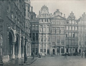 Róg Wielkiego Placu, Bruksela, Belgia, ok. 1900 1914-1915