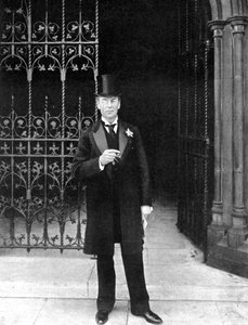 Joseph Chamberlain, brytyjski liberalny mąż stanu, ok. 1905.