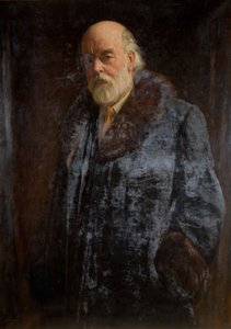 Portret Sir Olivera Lodge, 1923. autorstwa John Bernard Munns