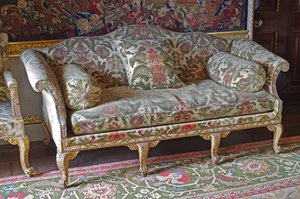 Łóżko sodowe George III Giltwood Humbak autorstwa John Bladwell