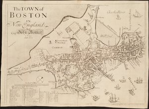 Miasto Boston w Nowej Anglii autorstwa John Bonner