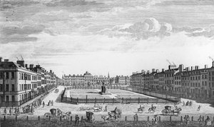 Widok na Leicester Square Londyn, 1753