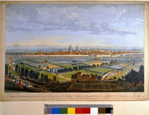 Widok na Florencję z klasztoru kapucynów w Montughi