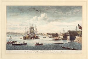 Widok na Blackwall w kierunku Greenwich autorstwa John Boydell