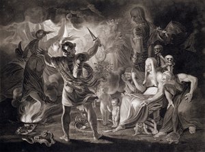 Makbet, trzy czarownice i Hekate, 1805