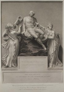 Szekspir z muzą literatury i geniuszem malarstwa, 1803