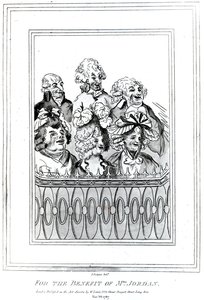 Na korzyść pani Jordan, 1787 (rycina)
