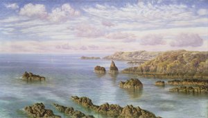 Południowe wybrzeże Guernsey autorstwa John Brett