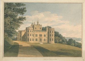 Devonshire - Góra Edgecombe, 1821 autorstwa John Buckler