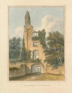 Dorset - Sherborne - Ruiny Zamku, 1802 autorstwa John Buckler