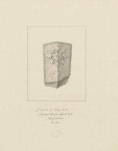 Drayton Bassett Church - Wieko trumny: rysunek w sepii, 1838 autorstwa John Buckler
