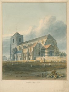 Essex - Opactwo Waltham, 1802 autorstwa John Buckler