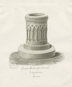 Czcionka w Biddulph autorstwa John Buckler