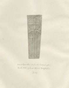 Por Church - Nagrobek: rysunek w sepii autorstwa John Buckler