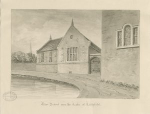 Lichfield – „Nowa szkoła”: rysunek w sepii autorstwa John Buckler