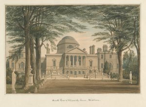 Middlesex - Chiswick House, 1822 autorstwa John Buckler