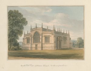 Northamptonshire – Kaplica Steane autorstwa John Buckler