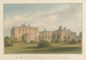 Oxfordshire - Middleton Stoney House, 1827 autorstwa John Buckler