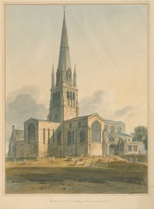 Oxfordshire – Kościół Witney, 1802 autorstwa John Buckler