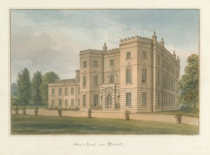 Somerset - Bristol - Dwór Arno, 1827 autorstwa John Buckler